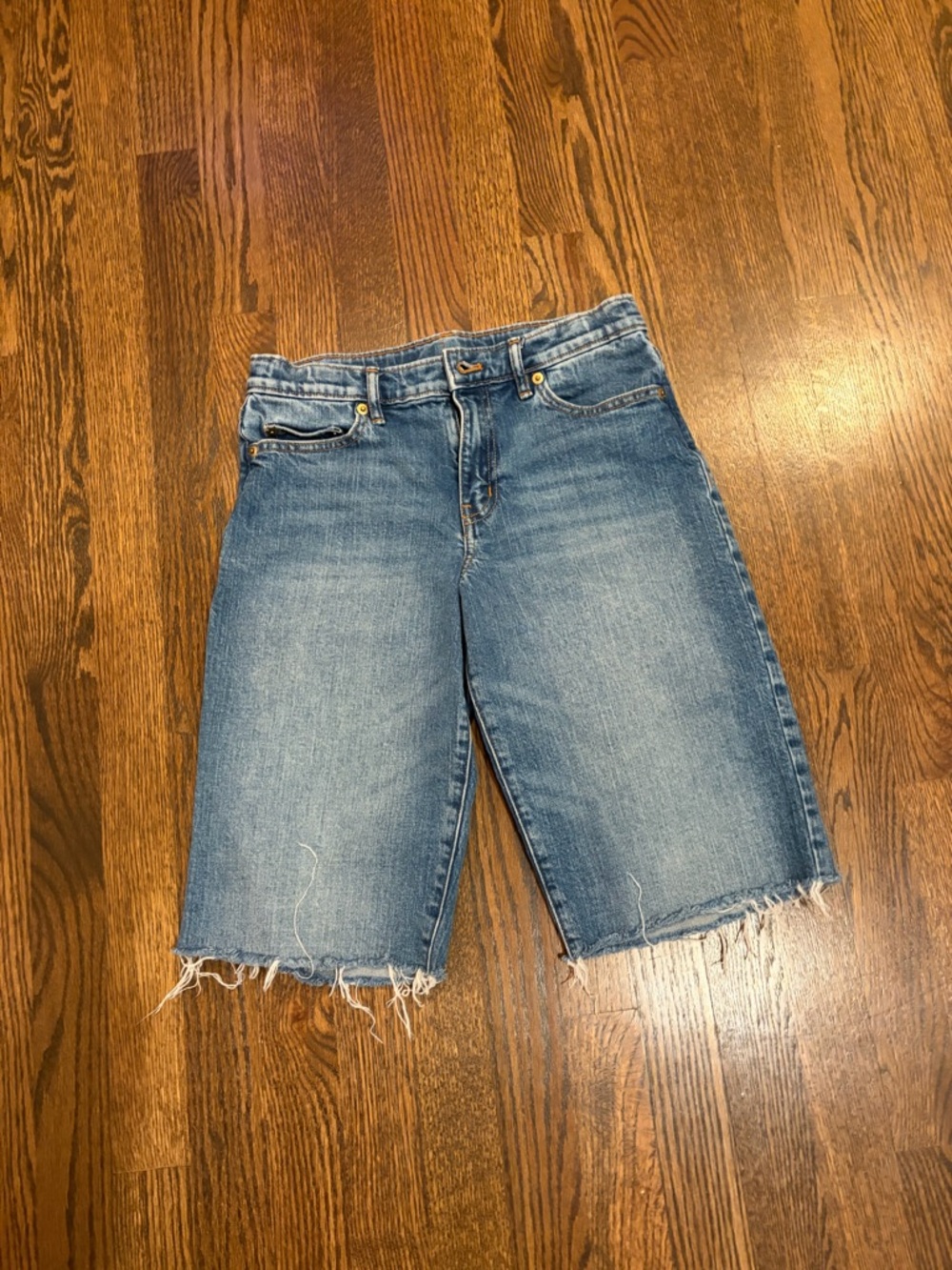 Crewcuts Denim Bermuda Shorts - Medium Blue